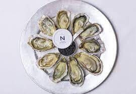 Plateau Duo avec huîtres Gillardeau, huîtres Utah Beach et caviar Baeri