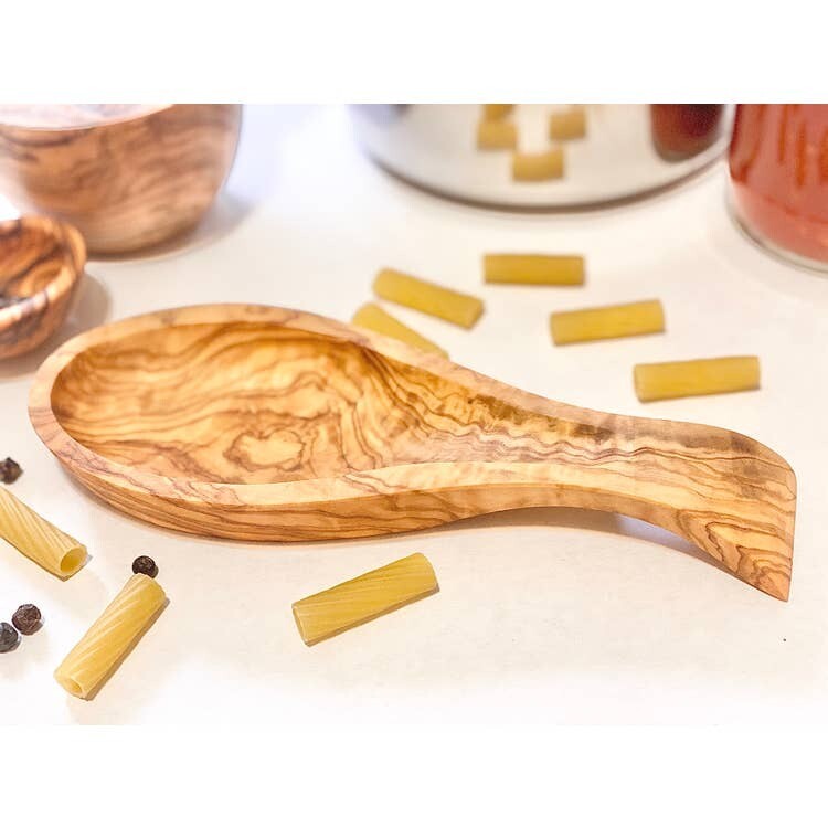 Spoon Rest-Olive Wood