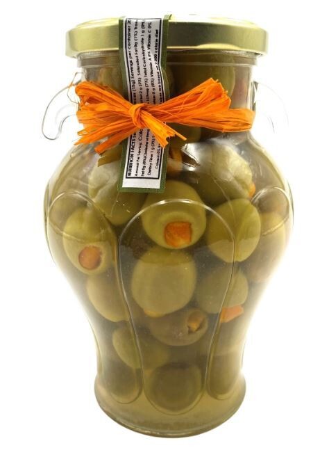 Orange stuffed olives 