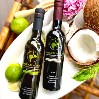 Persian Lime Fused Olive Oil + Coconut White Balsamic