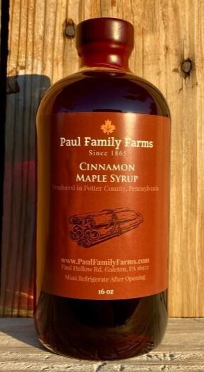 Cinnamon Maple Syrup 16oz