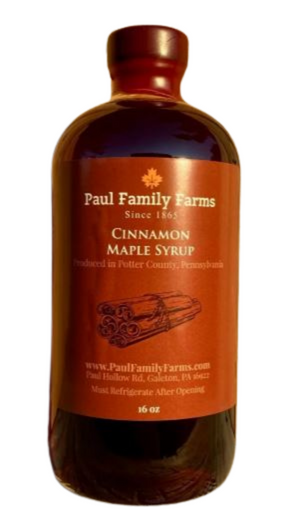 Cinnamon Maple Syrup 8oz