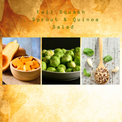 Fall Squash, Sprout and Quinoa Salad