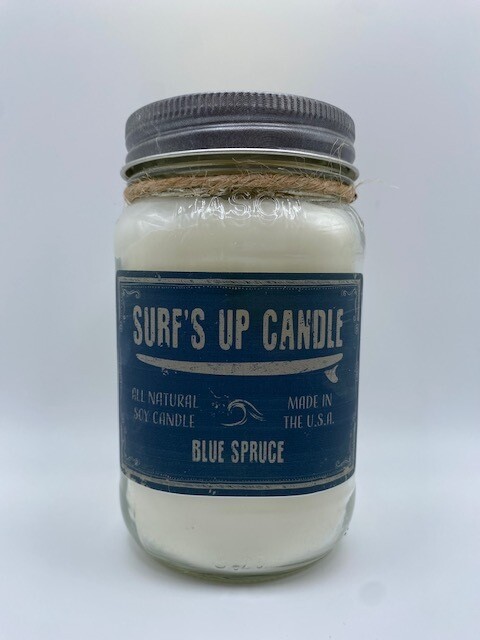Surf's Up Candle Blue Spruce