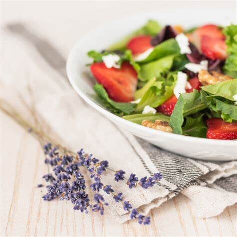 Lavender and Strawberry Salad