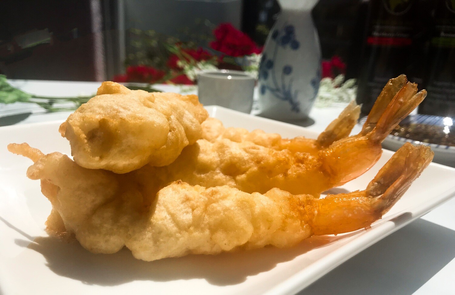 ​Ebi Tempura With Ginger and Lime Dipping Sauce