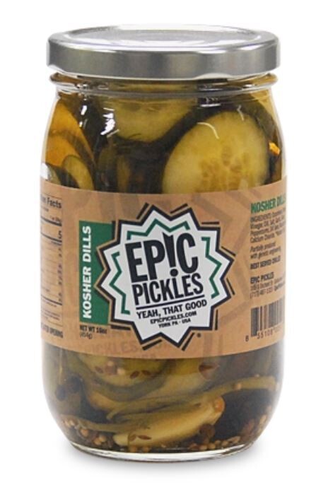 Kosher Dill Pickle Chips