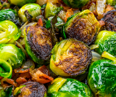 Maple Roasted Brussels Sprouts