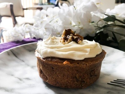 ​Apple Walnut Spice Cake with Cream Cheese Frosting