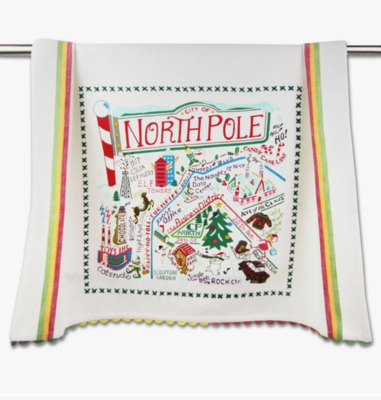 North Pole Dish Towel