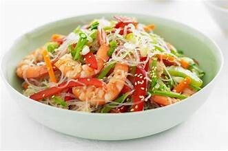 Prawn Rice Noodle Salad