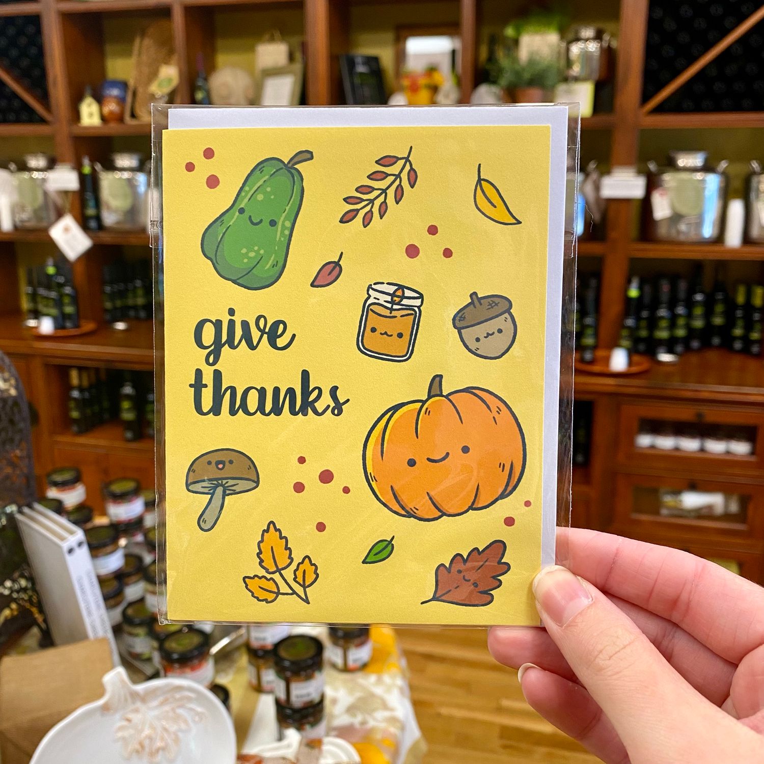 Give Thanks Greeting Card