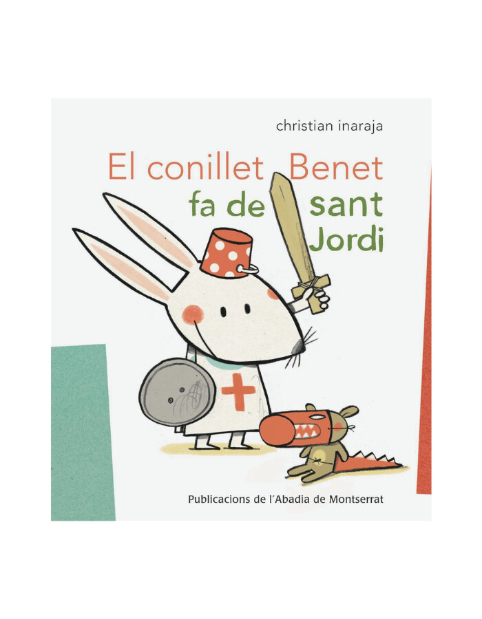 El conillet Benet fa de Sant Jordi