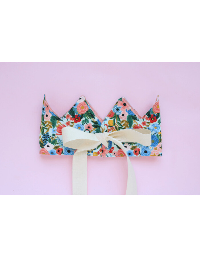 Coronita floral reversible