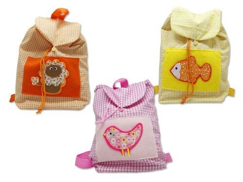 MOCHILA GUARDERIA ANIMALES COLORES SURTIDOS