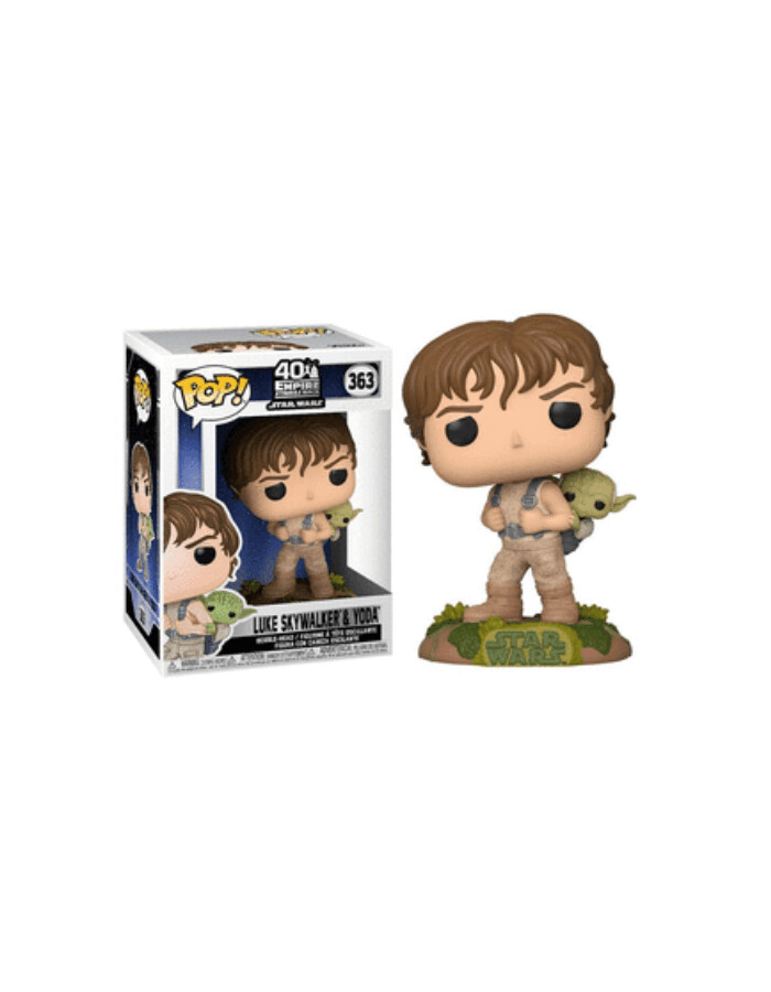 FUNKO POP STAR WARS LUKE ENTRENANDO CON YODA