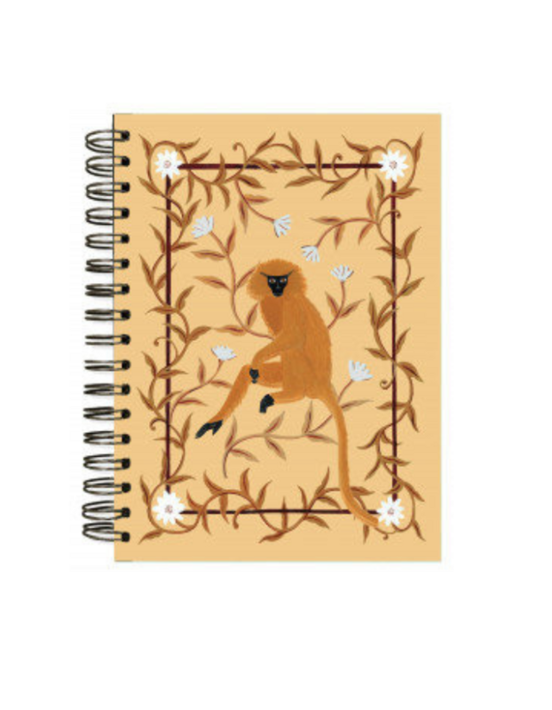 LIBRETA A5 TAPA DURA BRIANDA LANGUR DORADO