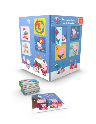 MI CALENDARIO DE ADVIENTO INCLUYE 24 LIBRO PEPPA PIG
Incluye 24 libros para que niños y niñas cuenten los días que quedan para Navidad