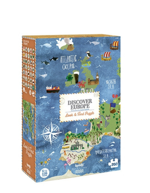 DISCOVER EUROPE PUZZLE