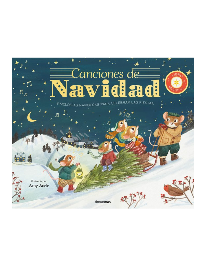 CANCIONES DE NAVIDAD. LIBRO MUSICAL
8 melodias navideñas para celebrar las fiestas