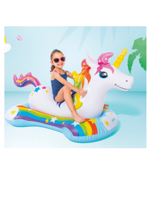 UNICORNIO RIDE ON HINCHABLE 163X86 CM