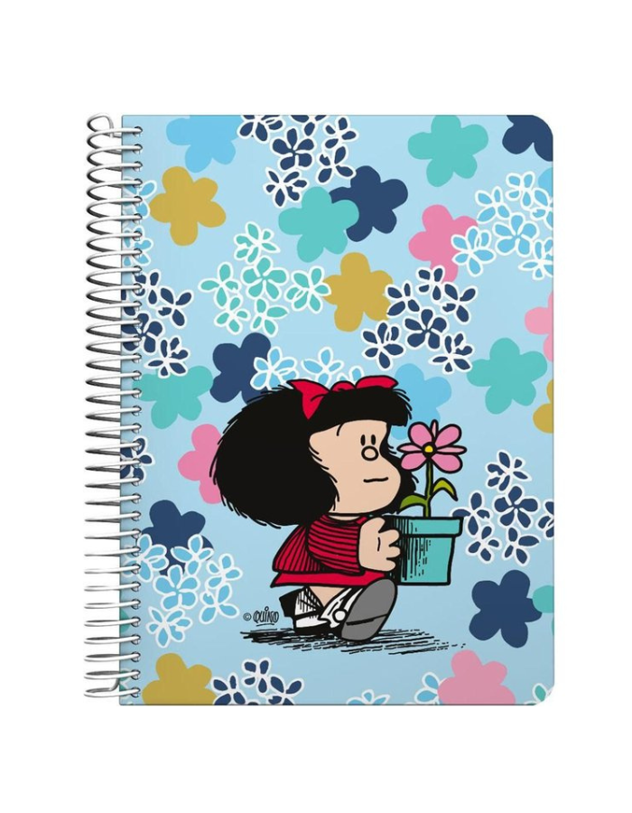 CUADERNO PP CUARTO 80H 90 GR CUADRO 4MM MAFALDA 24 LIVELY