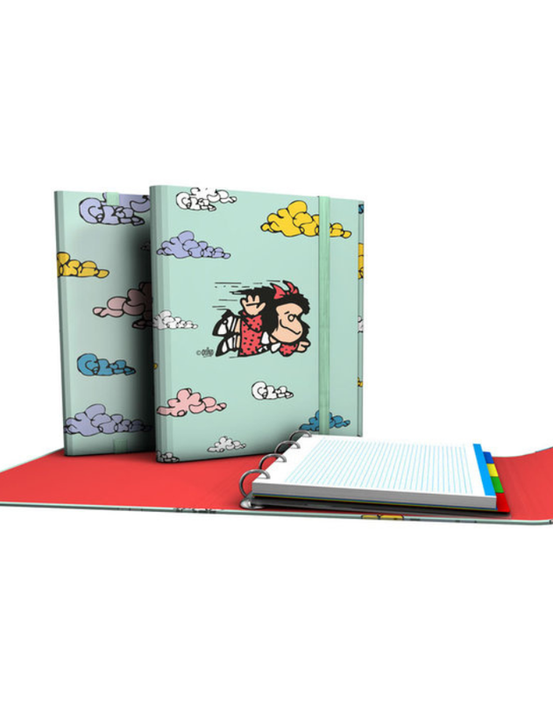 CARPEPLUS 4 ANILLAS 25 MM FORRADA MAFALDA 22 VOLANDO