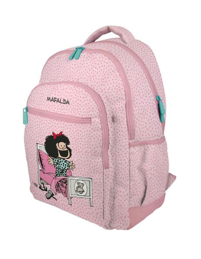 MOCHILA ESCOLAR JUVENIL RUBBER MAFALDA 24 MORNING