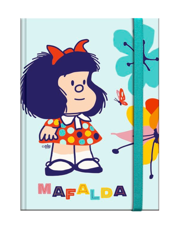 LIBRETA TAPA DURA A7 PEQUEÑA MAFALDA