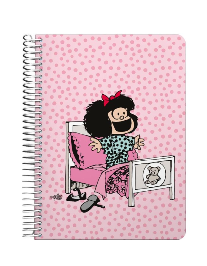 CUADERNO PP CUARTO 80H 90 GR CUADRO 4MM MAFALDA 24 MORNING