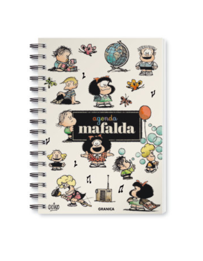 MAFALDA AGENDA PERPETUA ANILLADA PERSONAJES