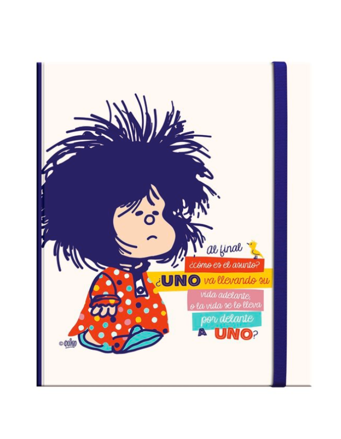 LIBRETA TAPA DURA A5 MAFALDA DORMIDA