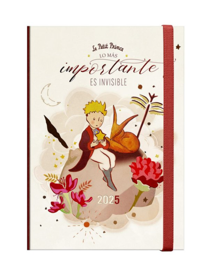 AGENDA ANUAL BOOK A6 D/P PRINCIPITO ROSA 2025