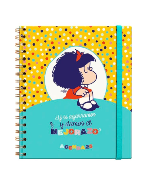 AGENDA ANUAL ESPIRAL A5 S/V MAFALDA VIVIR 2025