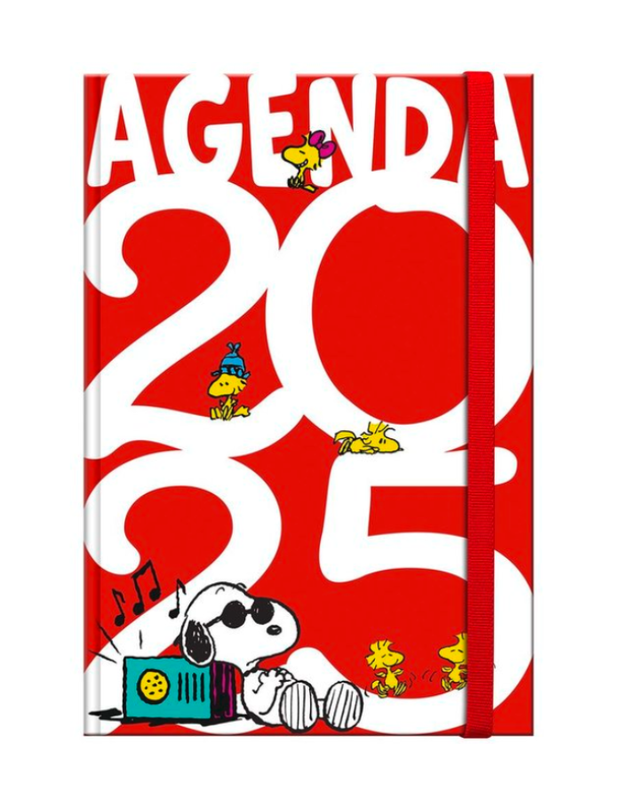 AGENDA ANUAL A5 S/V SNOOPY MUSIC 2025