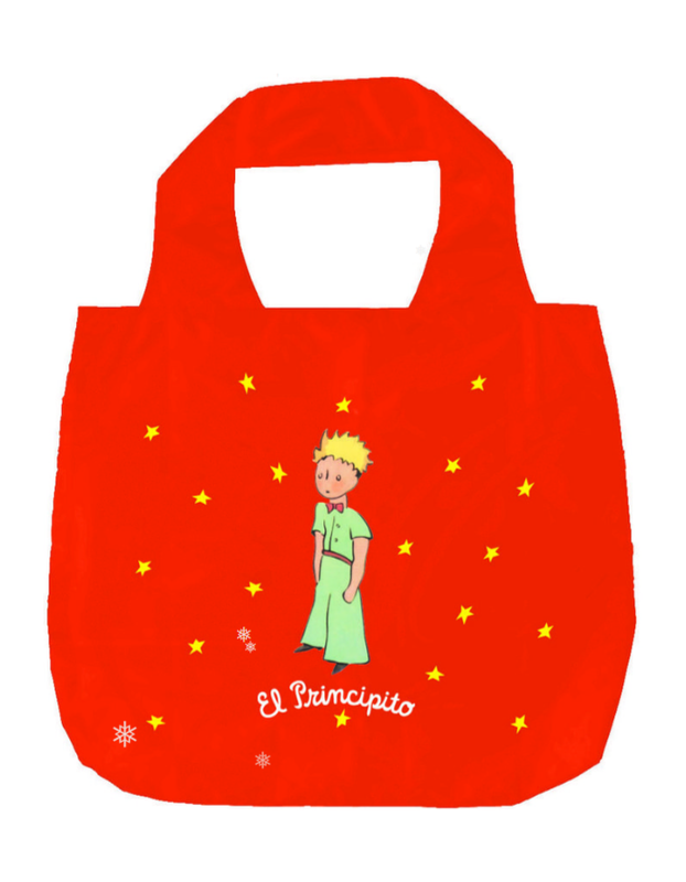 BOLSA PLEGABLE EL PRINCIPITO NARANJA