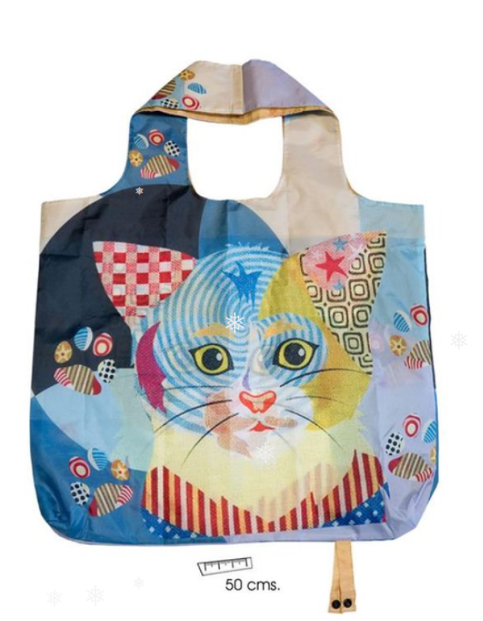 BOLSA PLEGABLE GATO 42X50 POLIESTER