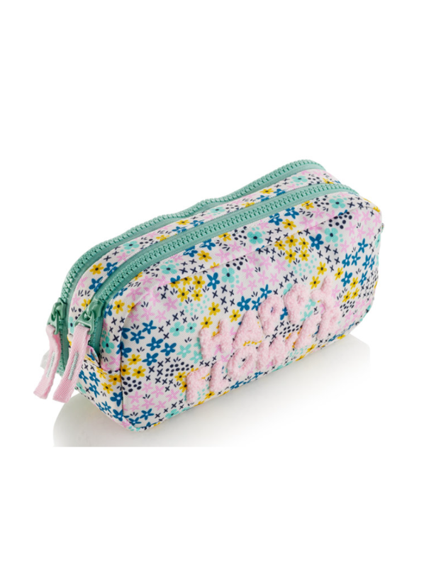 PORTATODO DOBLE ORG. RECICLADO HAPPY FLOWER