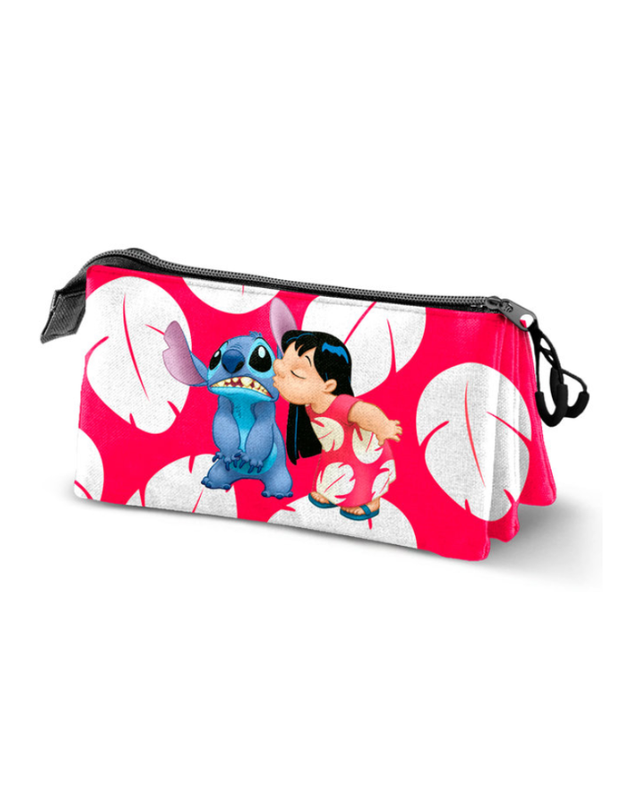 PORTATODO TRIPLE LILO Y STITCH KISS