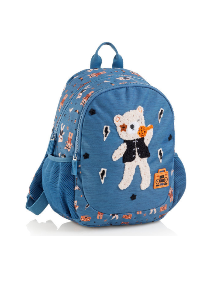 MOCHILA DOBLE RECICLADA ROCK STAR