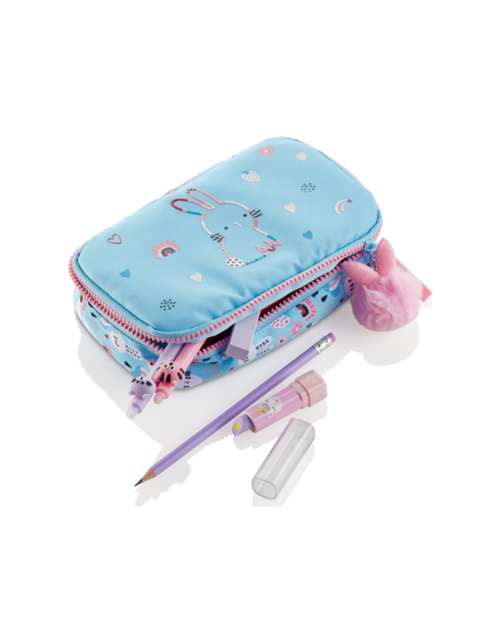PORTATODO OVAL GRANDE RECICLADO BUNNY BLISS