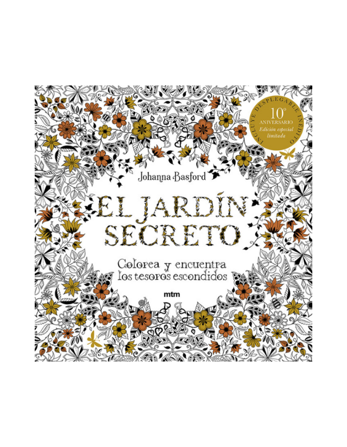 EL JARDIN SECRETO EDICION ESPECIAL LIMITADA  COLOREA Y ENCUENTRA LOS TESOROS ESCONDIDOS