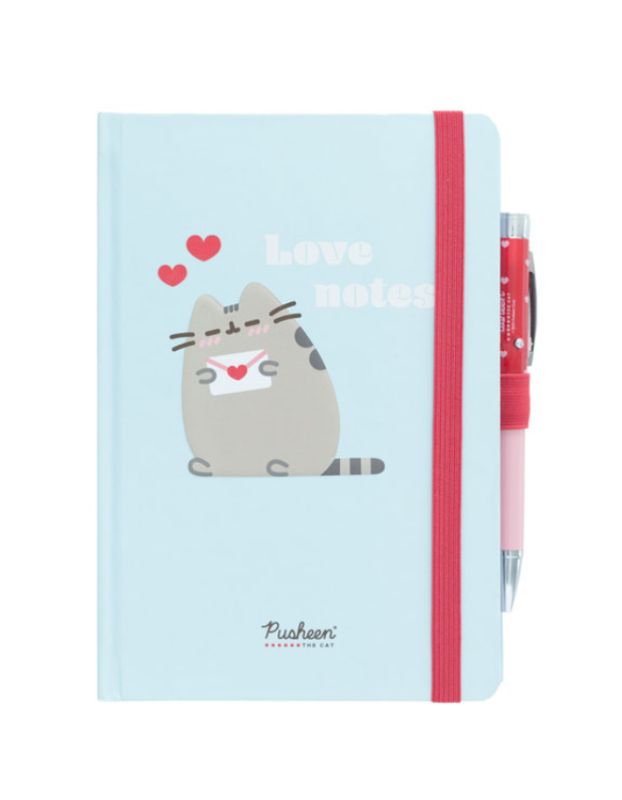 CUADERNO PREMIUM A5 CON BOLIGRAFO PROYECTOR PUSHEEN (Novedad 2025)