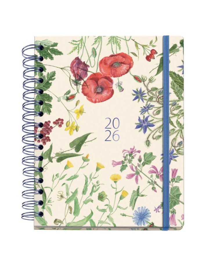 AGENDA ANUAL 2026 PLUS WIRE-O D/P JARDIN ENTREDOS