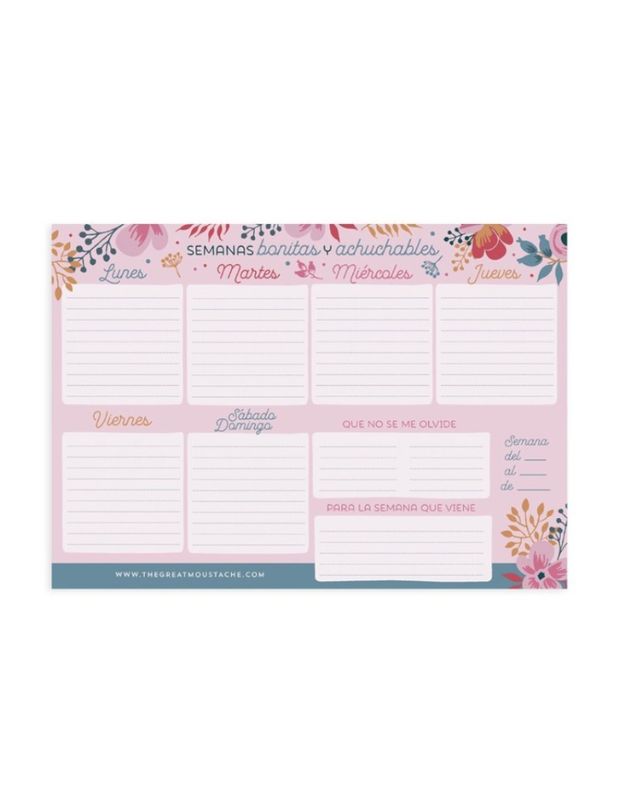 PLANIFICADOR - SEMANAS BONITAS