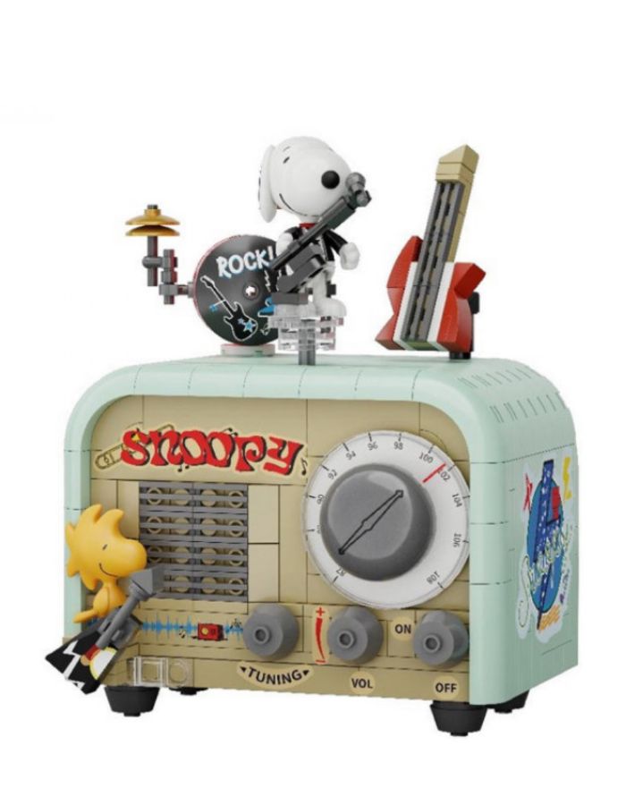 MAQUETA DE CONSTRUCCION SNOOPY RADIO