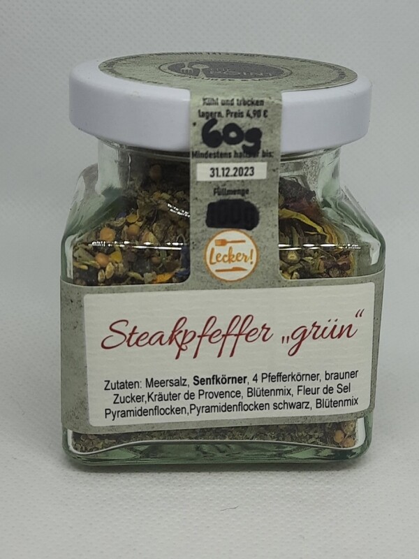 Steakpfeffer grün