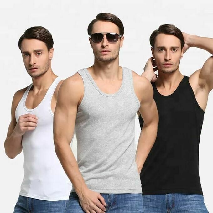 Trending Men mixed colors Vest (3 pieces)