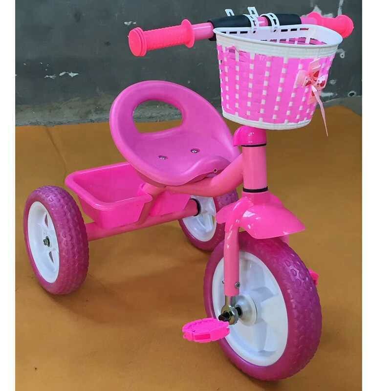 Best quality plastic tricycle kids bike (PINK)