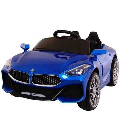 Bmw kids electric ride on toy car with remote control and manual driving modes (Blue)